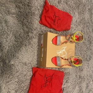 Multi-color reflective Christian Louboutins size 37.5/6.5 US
